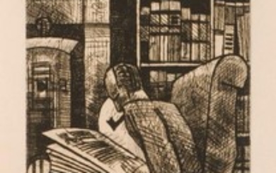 Marcel Gromaire (1892 1971) L’Amateur de livres. 1…