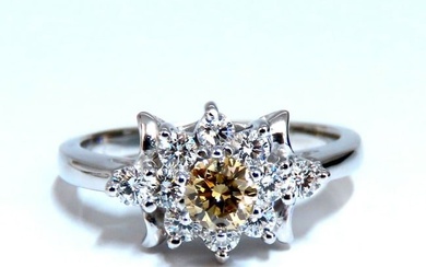 .40ct Natural Fancy Color Yellow Brown Diamond Ring 14kt