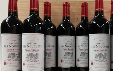 7 bouteilles de St Estèphe Château Les Nougueys 2012