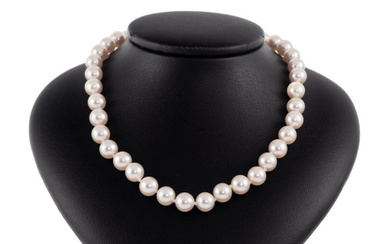 8.4mm-8.0mm Akoya Pearl Necklace