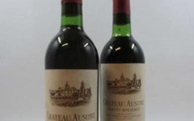 2 bouteilles CHÂTEAU AUSONE 1974 1er GCC (A) Saint Emilion (dont 1 base goulot