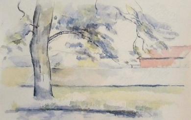 Paul Cezanne Arbre et maison