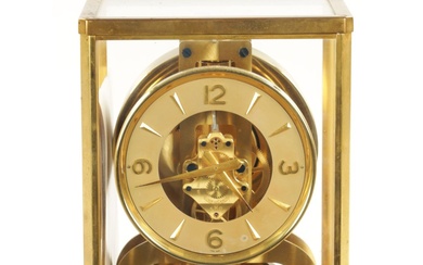 A 1950’S JAEGER-LECOULTRE ATMOS CLOCK with gilt glazed case...