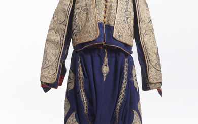 A Metal-Thread Embroidered Costume, Greece or Albania, 19th or early 20th century
