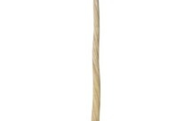 A Narwhal tusk, (Monodon monoceras), 19th century, 206cm long Note: The Narwhal is a species of whale (cetacean) most closely related to the Beluga Whale and the Irrawaddy Dolphin, it is still living today in the Arctic Ocean. Male Narwhals are...