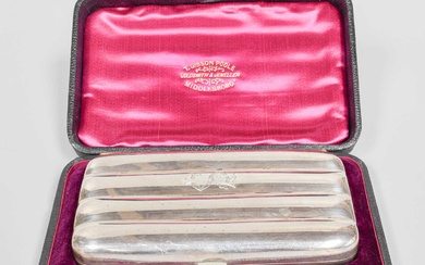 A Victorian Silver Cigar-Case, Probably by William Neale and Sons,...