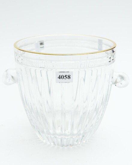 A WATERFORD MARQUIS ICE BUCKET H.17CM, LEONARD JOEL DELIVERY SIZE: SMALL, LEONARD JOEL LOCAL DELIVERY SIZE: SMALL
