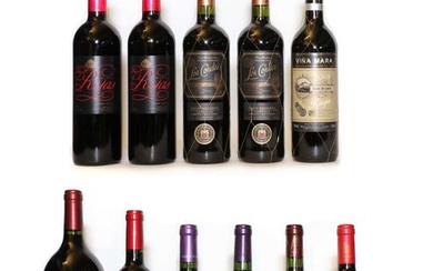 A collection of Spanish wines
