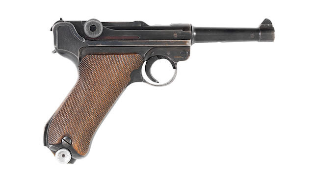 A deactivated 9mm (Para) P08 self-loading pistol by Mauser, no. 78