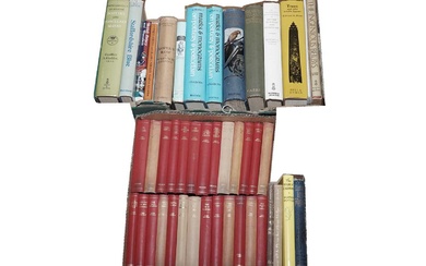 A selection of hardback and other books relating to literature and antiques