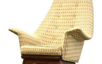 Adrian Pearsall Walnut Lounge Chair