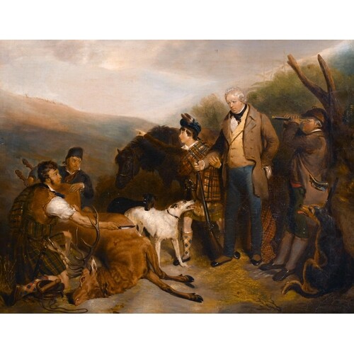After Edwin Henry Landseer (1802-1873) British. “The Death o...