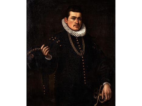 Agostino Carracci, 1575 Bologna – 1602 Parma, zug., PORTRAIT EINES EDELMANNES