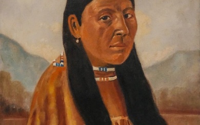 American School, Native American Portrait