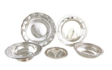 American Sterling Silver Tablewares (5pcs)