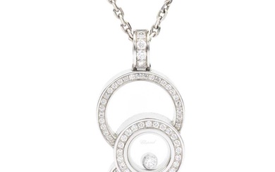 An 18ct white gold and diamond 'Happy Bubbles' pendant by...