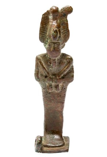 Ancient Egyptian "Osiris" Funerary Figure Bronze