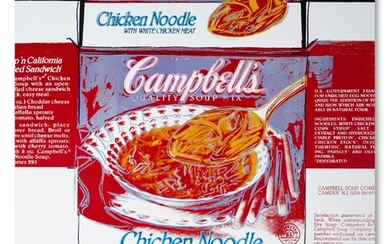 Andy Warhol Campbell's Chicken Noodle Soup Box