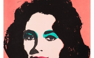 Andy Warhol Liz Taylor print on wove paper