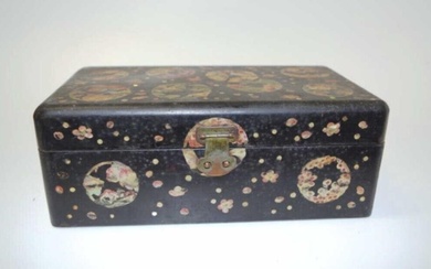Antique Chinese inlaid Mother of pearl box