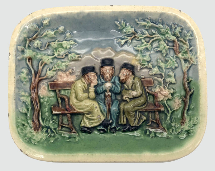 Antisemitic Pottery Dish - 19th Century