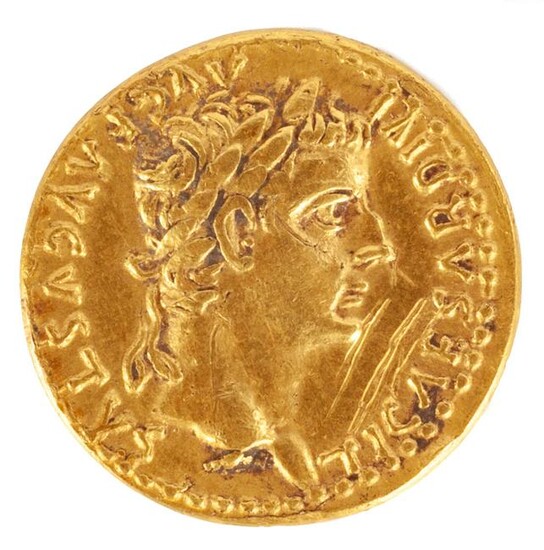 Aureus of Tiberius, (14-37 AD)