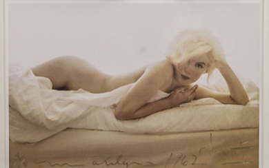 Bert Stern (1929-2013), Marilyn nude on the bed, 1962