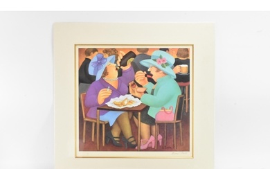 Beryl Cook (1926-2008) 'Ladies Who Lunch' signed limited edi...