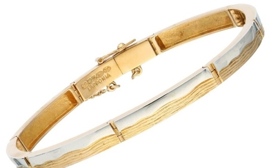 Bicolor gouden Lapponia armband 18 kt.