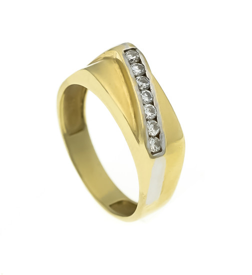 Brillant ring Christ GG / WG 585/000 with...
