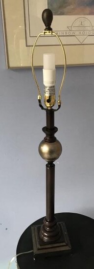 Bronze Tone Neoclassical Table Lamp