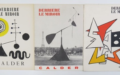 CALDER (Alexander). Ensemble de 10 numéros de la revue Derrière Le Miroir consacrés à Calder,...