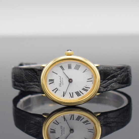 CHOPARD 18k yellow gold ladies wristwatch, manual winding,...