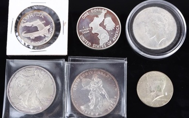 COLLECTIBLE SILVER US COINS - LOT OF 6