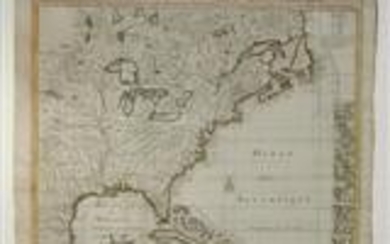 Carte Generale de l'Amerique Septentrionale Avec les possessions Angloises dans cette partie du nouveau monde; Dressee sur la carte de Pople