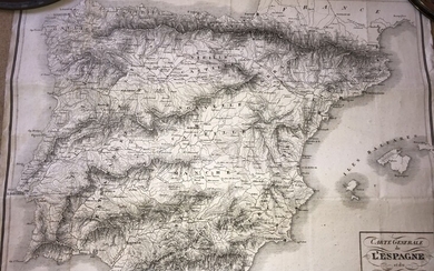 Carte Générale de l'Espagne et du Portugal,... - Lot 192 - Art Richelieu