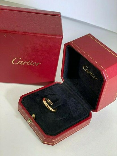 Cartier 18K Yellow Gold 1895 Wedding Band Ring Size EU