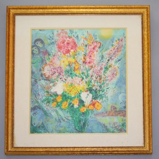 Chagall Bouquet Pres de la Fenetre Chagall Print