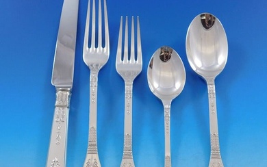 Chateau by Carrs English Sterling Silver Flatware Set for 8 Service 45 pc Dinner