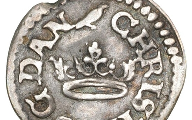 Christian IV, 2 kroneskilling 1620, H 116B, bending - uncommon. Ex. BR...
