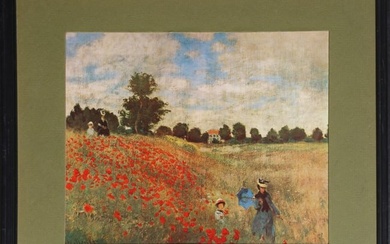 Claude Monet, Field with Poppies, Poster