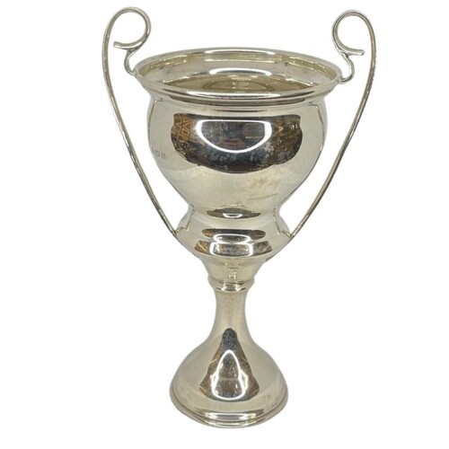 Colonial Polo Interest. Elegant Silver Two Handled Polo Cup....