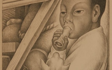 Diego Rivera (1886-1957, Mexican), "El Nio del Taco [Boy with Taco]," 1932
