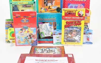 Disney Mickey Mouse Colorforms, Pocahontas Art Kit, Other Creative Toys
