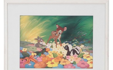 Disney Offset Lithograph Still from "Bambi"