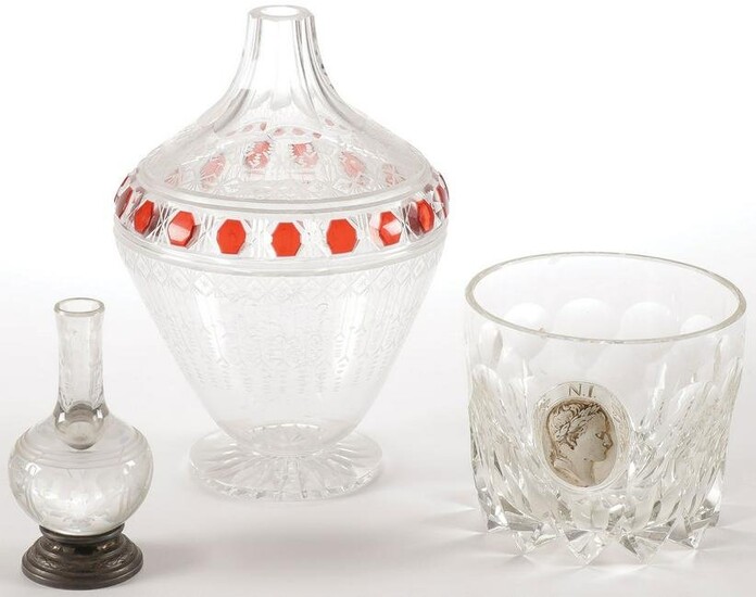 EARLY CONTINENTAL GLASS GROUP C. 1800-1850