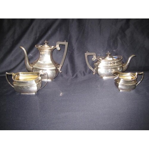 Elkinton & Co., Silver Plated 4 piece Tea Set