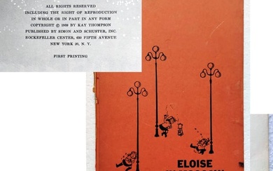 Eloise in Moscow by Kay Thompson 1959 First Edition, First Printing, Stated. Simon and Schuster