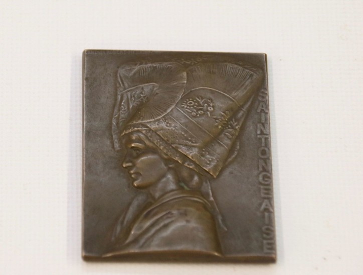 FRENCH BRONZE MEDAL OR PLAQUETTE