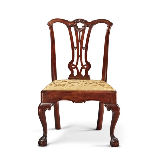 Fine and Rare Chippendale Carved Mahogany Side Chair, possibly by Benjamin Randolph (1737-1791), Philadelphia, Pennsylvania, Circa 1770